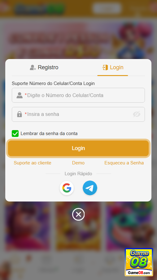 game08.com - simples login premium para fazer login
